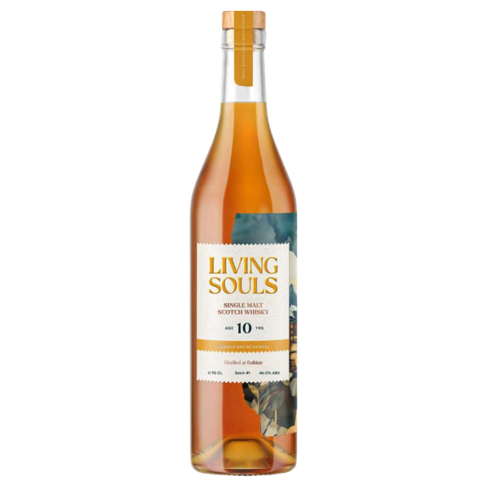 Balblair 10 Jahre Living Souls Ex Cognac Limousin Oak Finish Whisky 46% 0,7l
