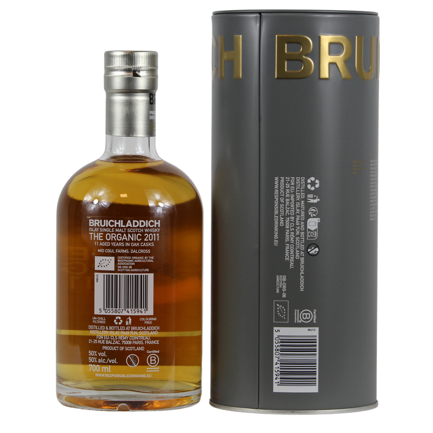 Bruichladdich The Organic 11 Jahre 2011 50% 0,7l