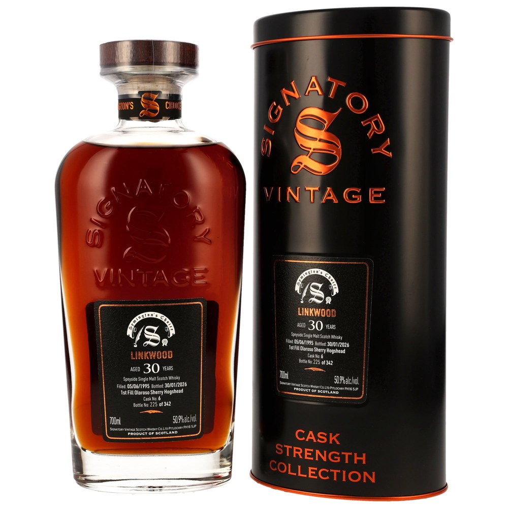 Linkwood 1995/2026 - 30 Years Old. - 1st Fill Oloroso