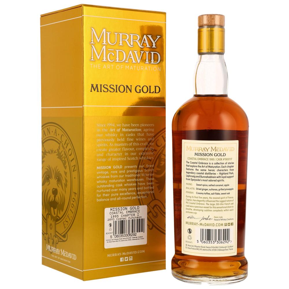 Coastal Embrace 28 Jahre Cognac Puncheon Murray McDavid 55,1% 0,7l