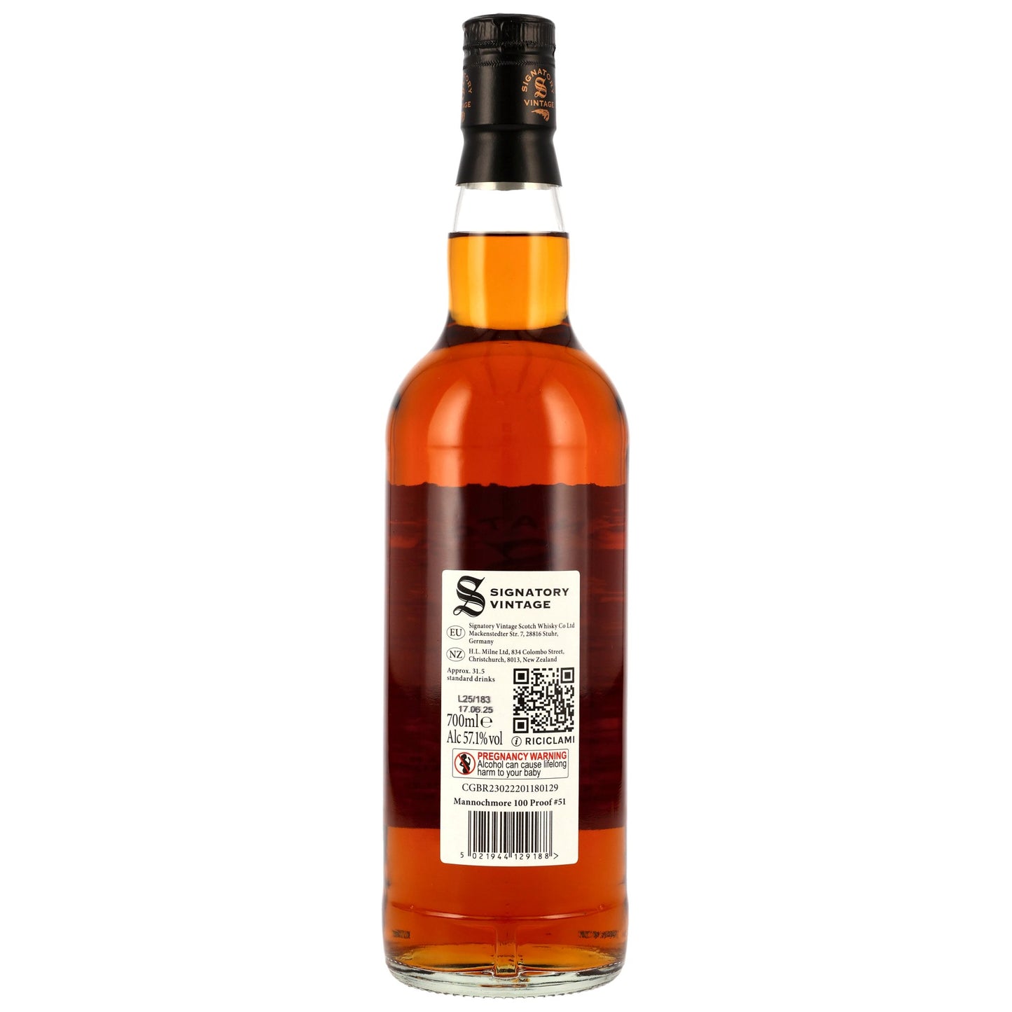Mannochmore 11 years 2014/2025 PX Sherry Casks 100 Proof Edition #51 SV 57.1% 0.7l