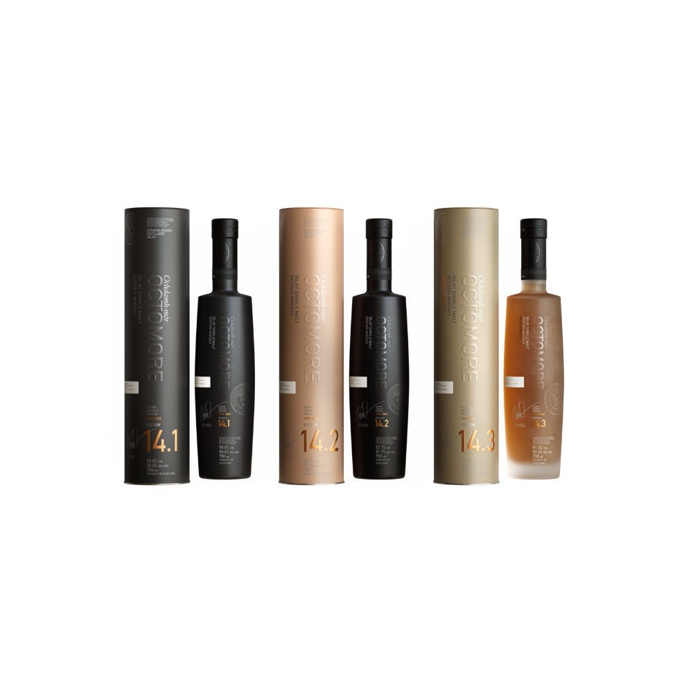 Octomore 14. Set ~59,6% 3x0,7l