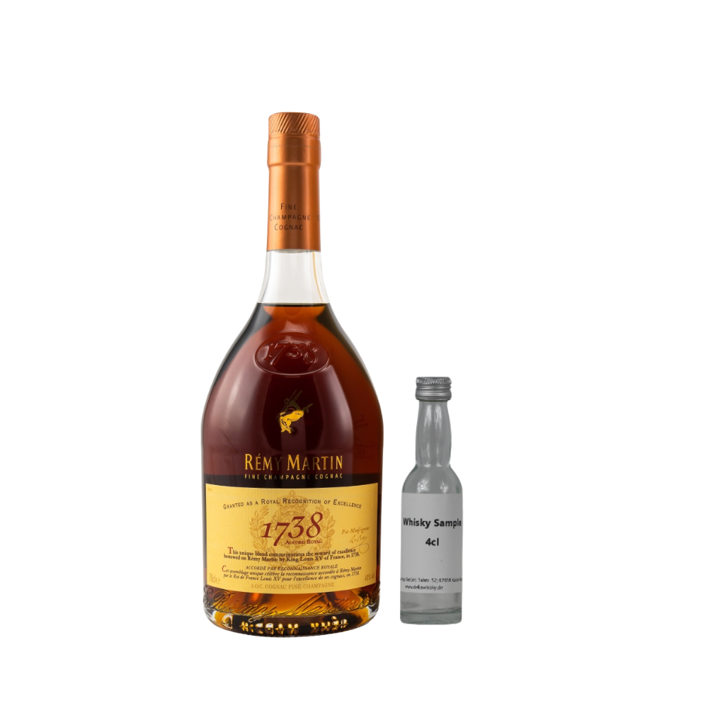 SAMPLE 4cl Remy Martin Cognac 1738 Accord Royal 40%