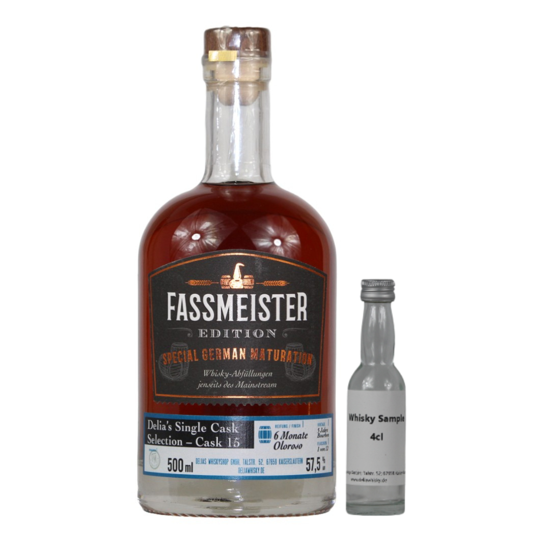 SAMPLE 4cl Fassmeister Delias's Single Cask Selection #15 57.5%