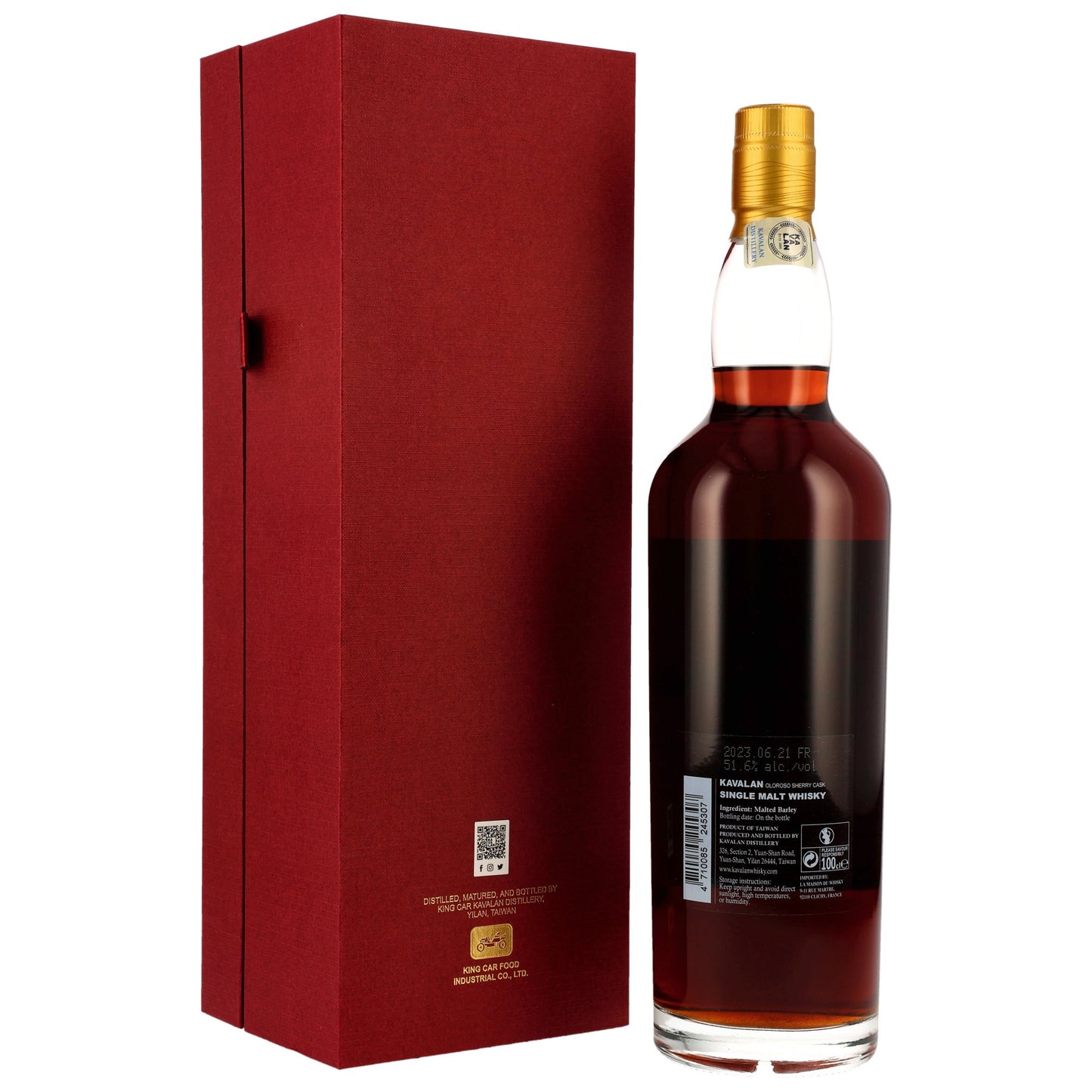 Kavalan Solist Oloroso Sherry Cask 8 Jahre 2014/2023 51,6%