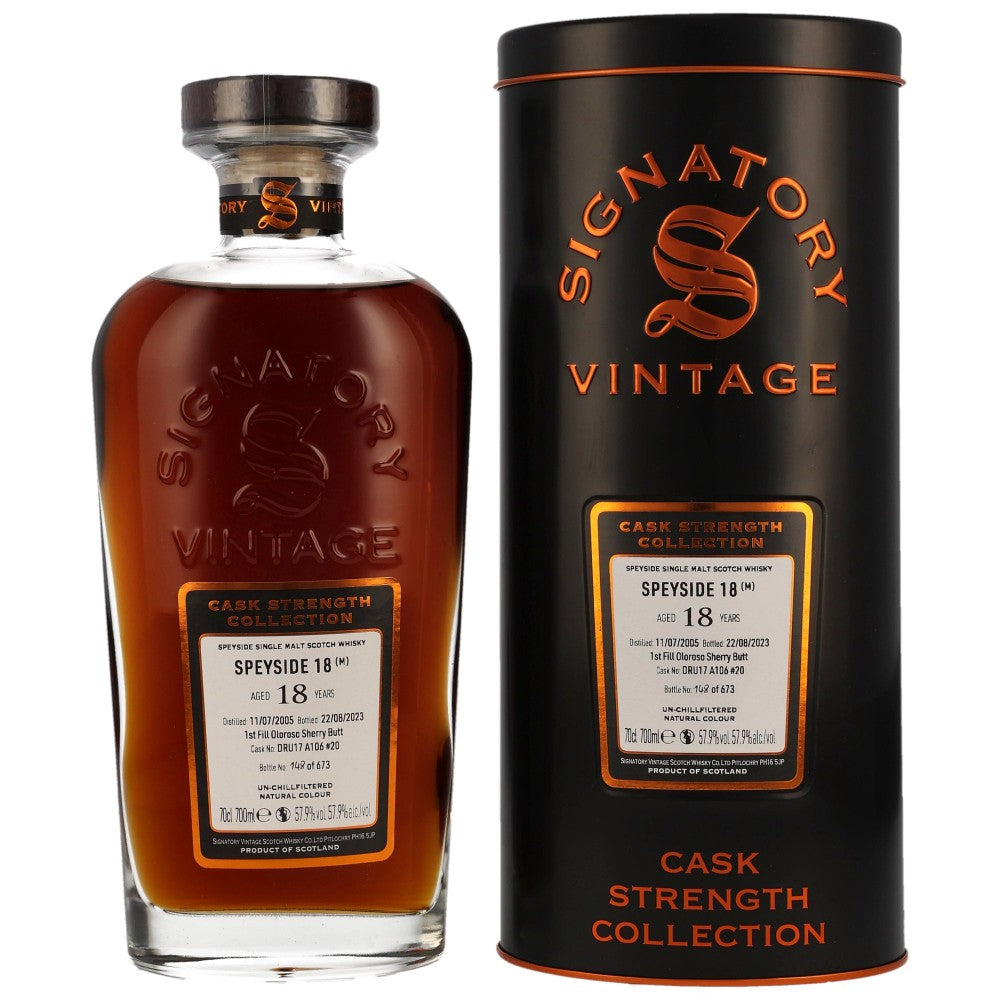 Speyside (M) 18 Jahre 2005/2023 Signatory Vintage