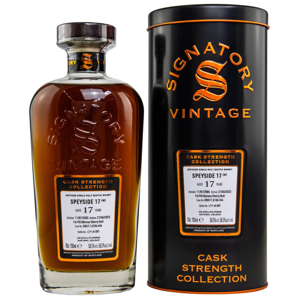Speyside (M) 17 Jahre Signatory Vintage