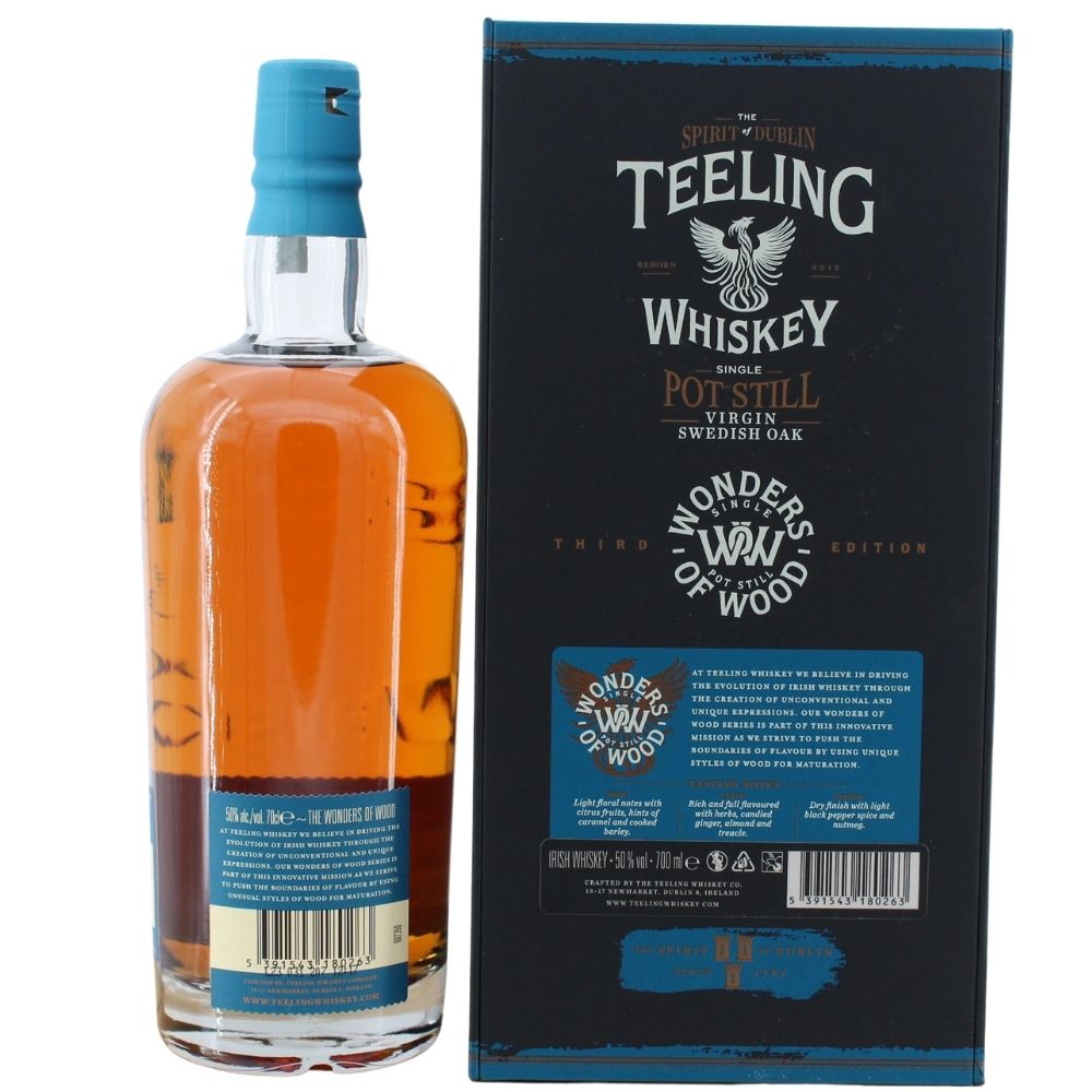 Teeling 8 Jahre Wonders of Wood 3rd Ed Back