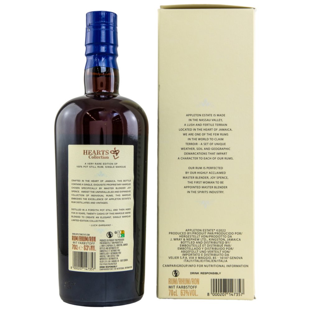 Appleton Rum 20 Jahre 2002/2022 Hearts Collection 63%