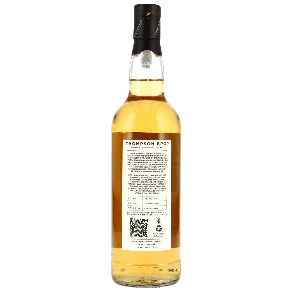 Glentauchers 18 Jahre 2006/2024 Thompson Bros. 52,4% 0,7l