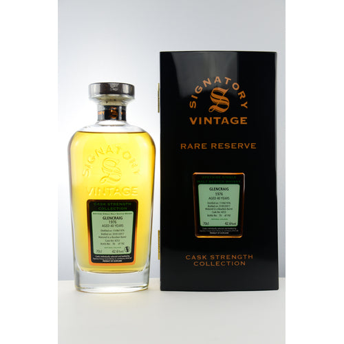 Glencraig 40 Jahre 1976/2017 Signatory Cask #4253 42,6% 0,7l