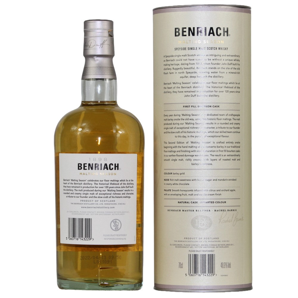 Benriach Malting Season