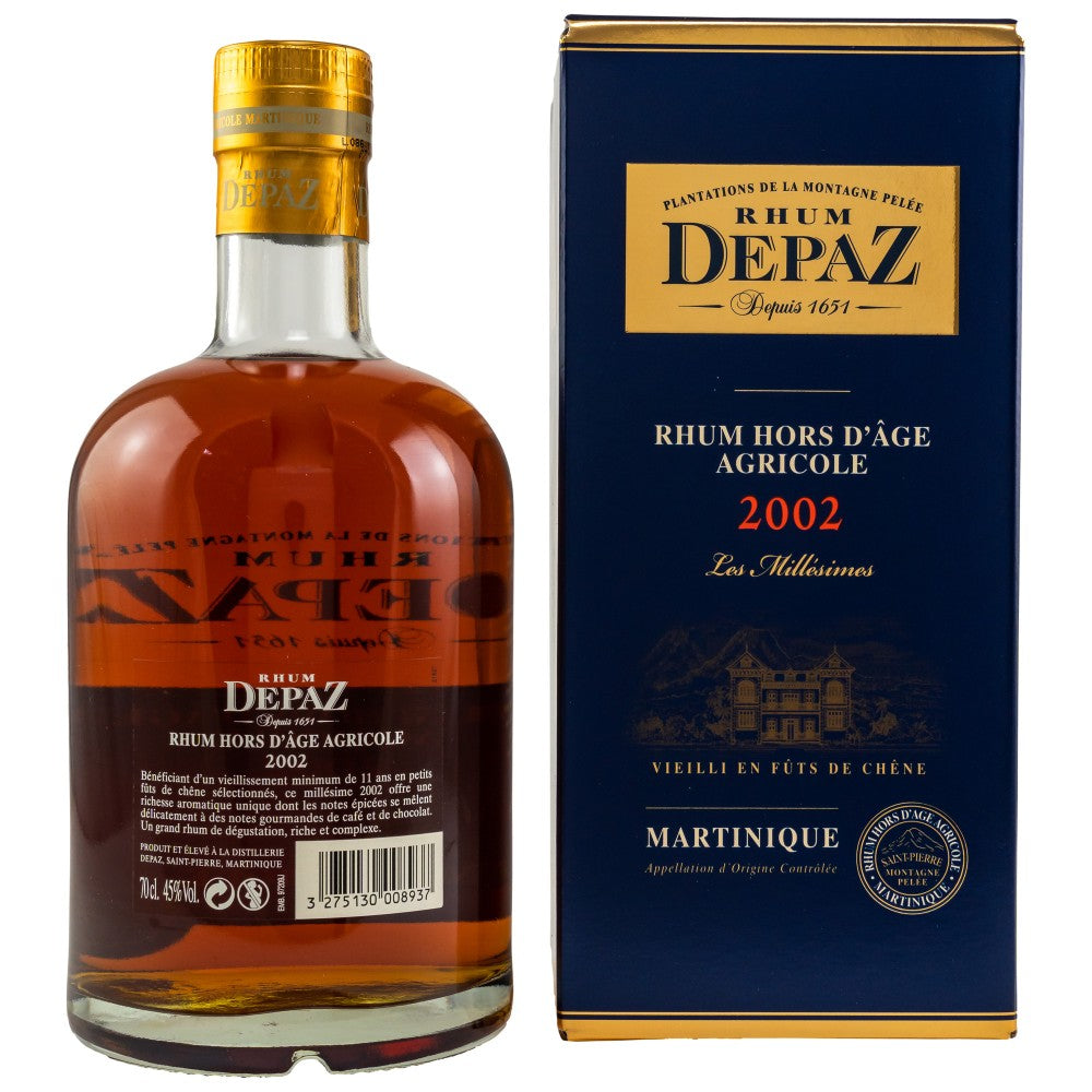 Rhum Depaz Millesimes 2002