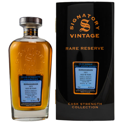 Bunnahabhain 1971/2017 46 Jahre Signatory Cask 2226 42,8% 0,7l