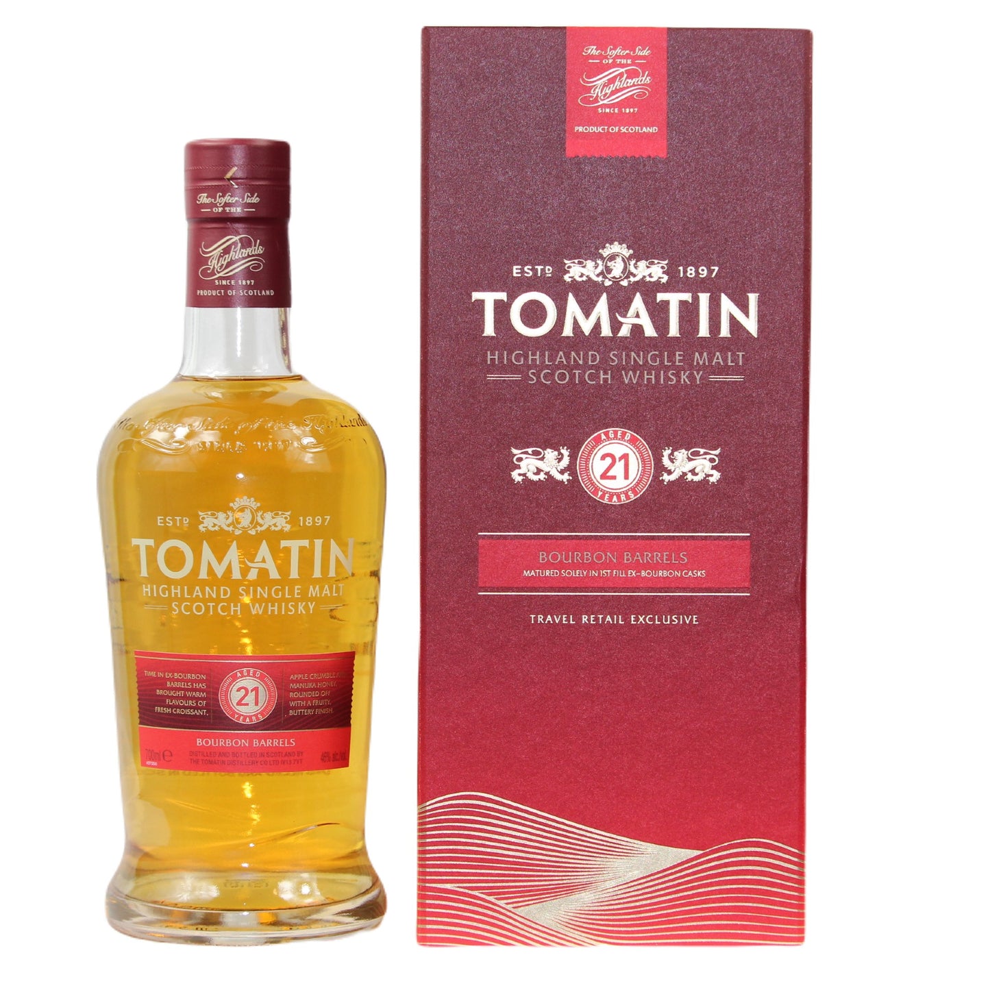 Tomatin 21 Jahre Travel Retail Exclusive 46% 0,7l