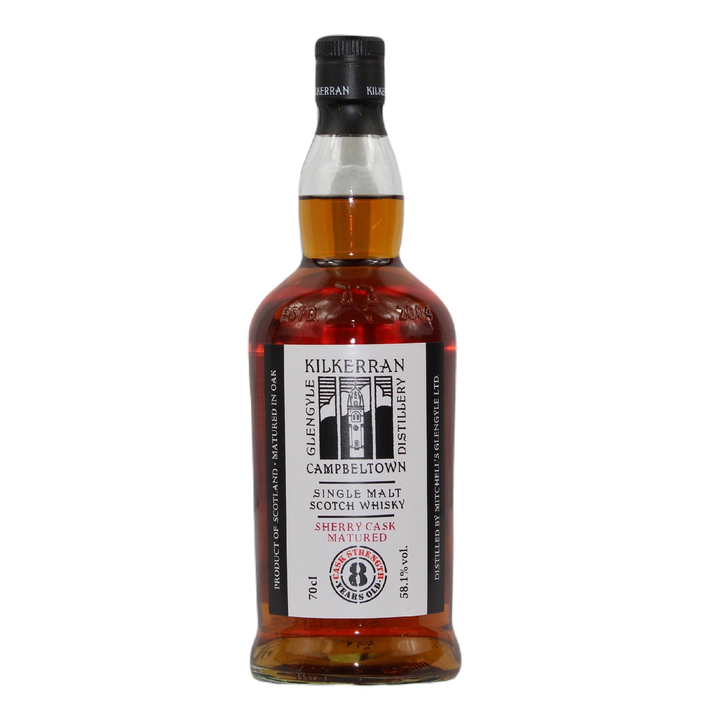 Kilkerran 8 Jahre Cask Strength Sherry Cask 58,1% 0,7l