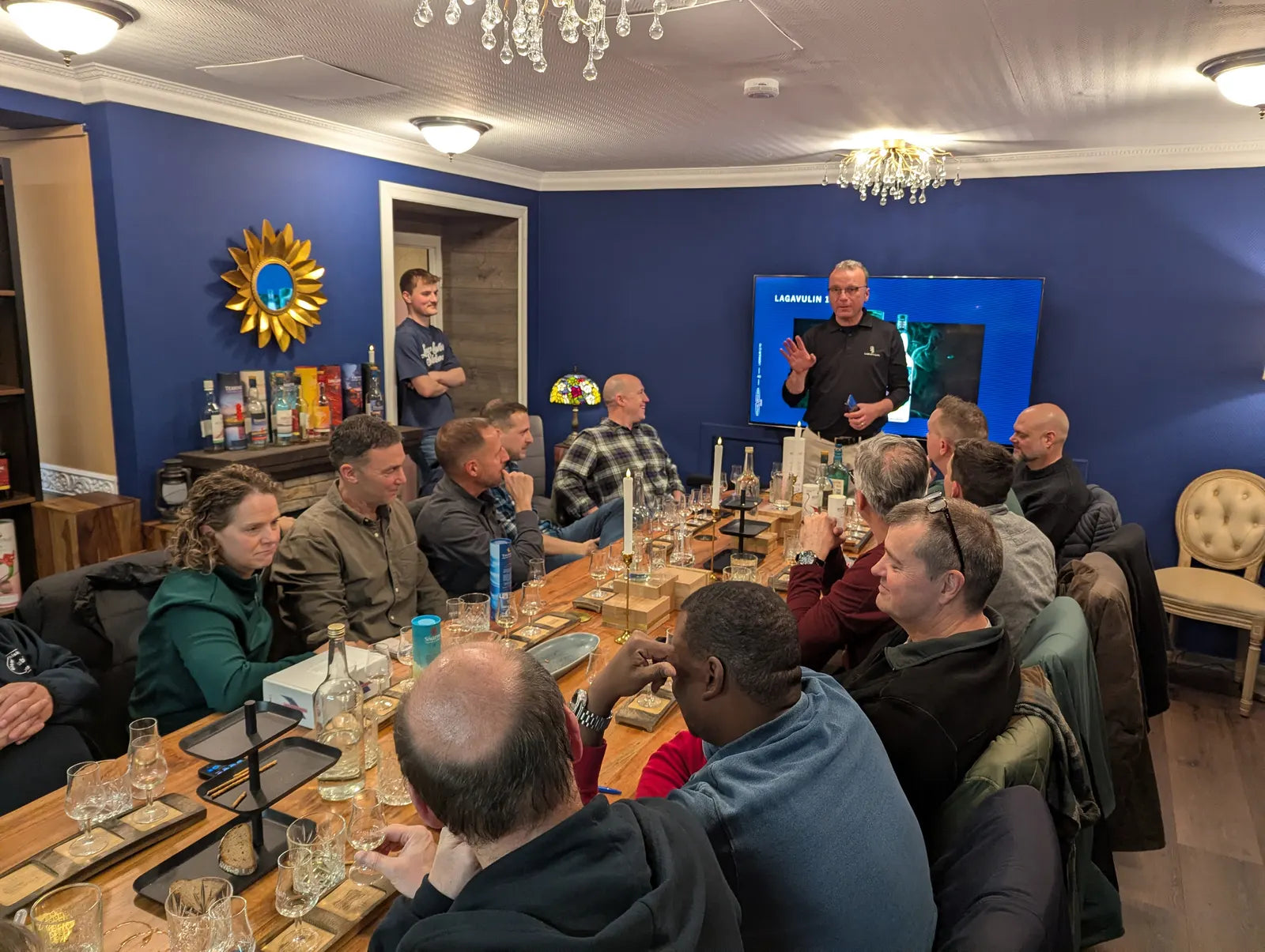 Diageo tasting with presentation