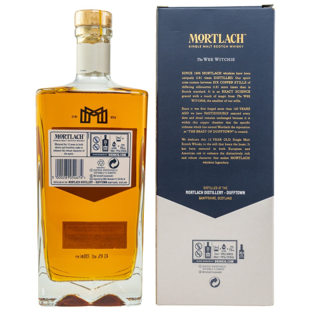 Mortlach 12 ans The Wee Witchie 43,4% 0,7l