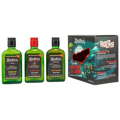 ardbeg three monsters of smoke Ardbeg Three Monsters of Smoke 46.0% 46.6% 47.4% 3x0.2l – deliawhisky.de
