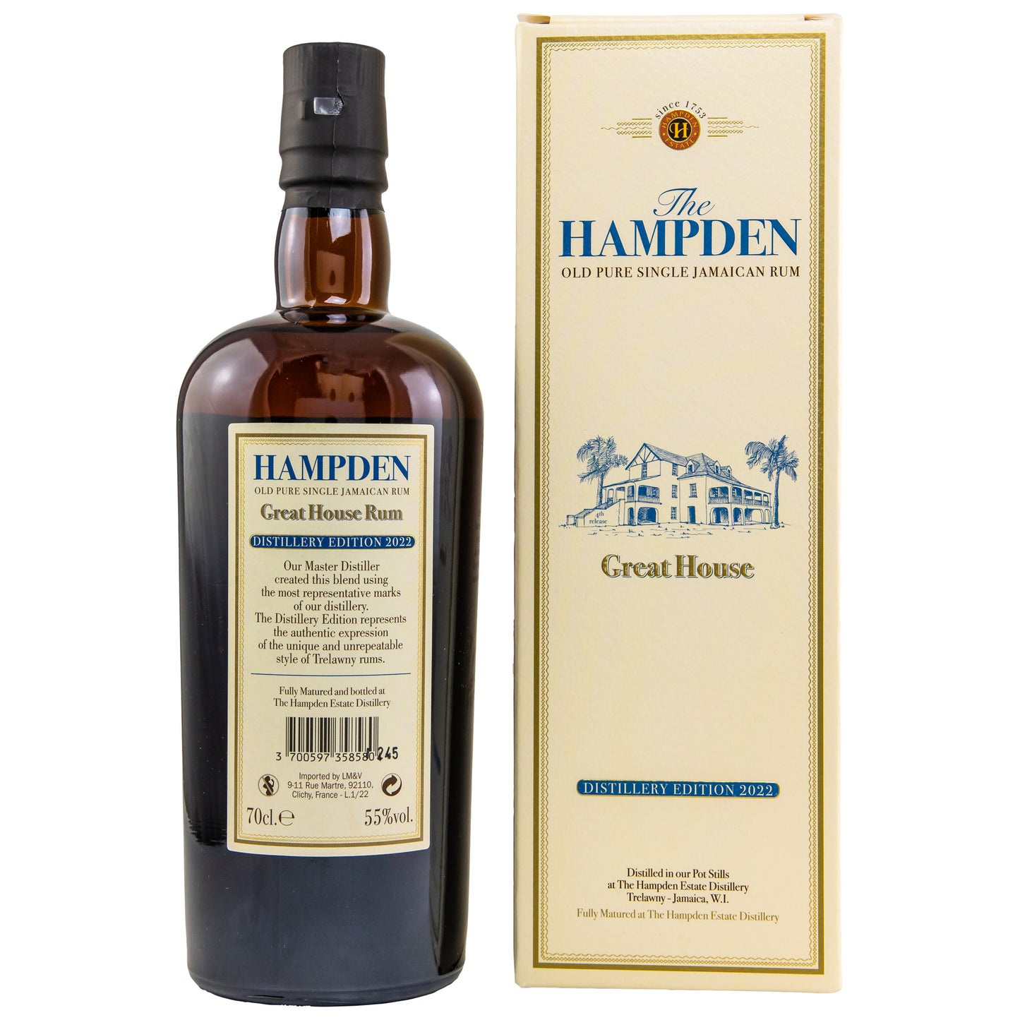 Hampden Great House Distillery Edition 2022 55% 0,7l