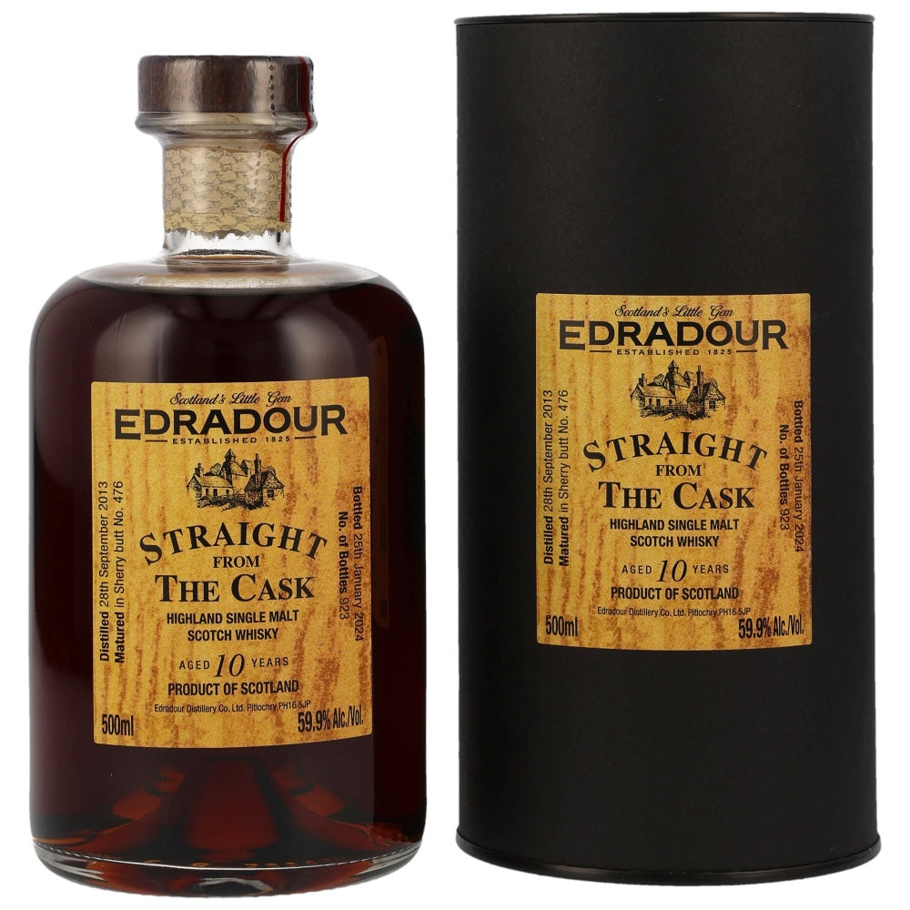 Edradour SFTC 2013/2024 10 Jahre Sherry Butt #476 59,9% 0,5l