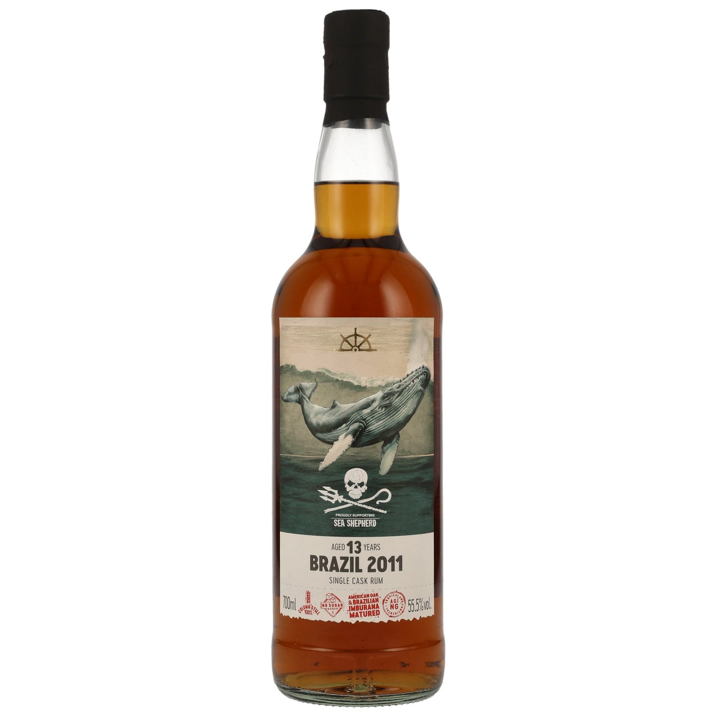 FRC - Brazil 2011/2024, 13 y.o. Sea Shepherd Rum 55,5% 0,7l