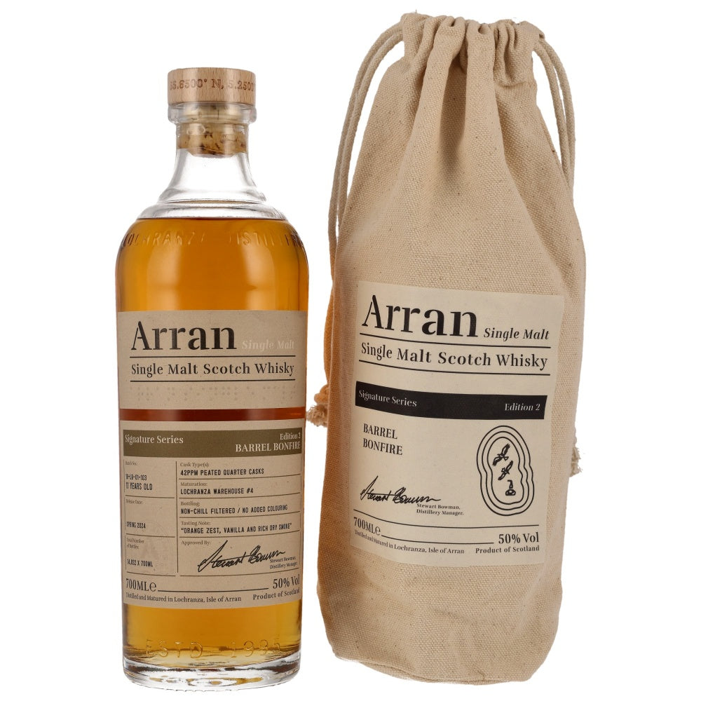 Arran Signature Series Edition 2 Fûts de Bonfire 50% 0,7l