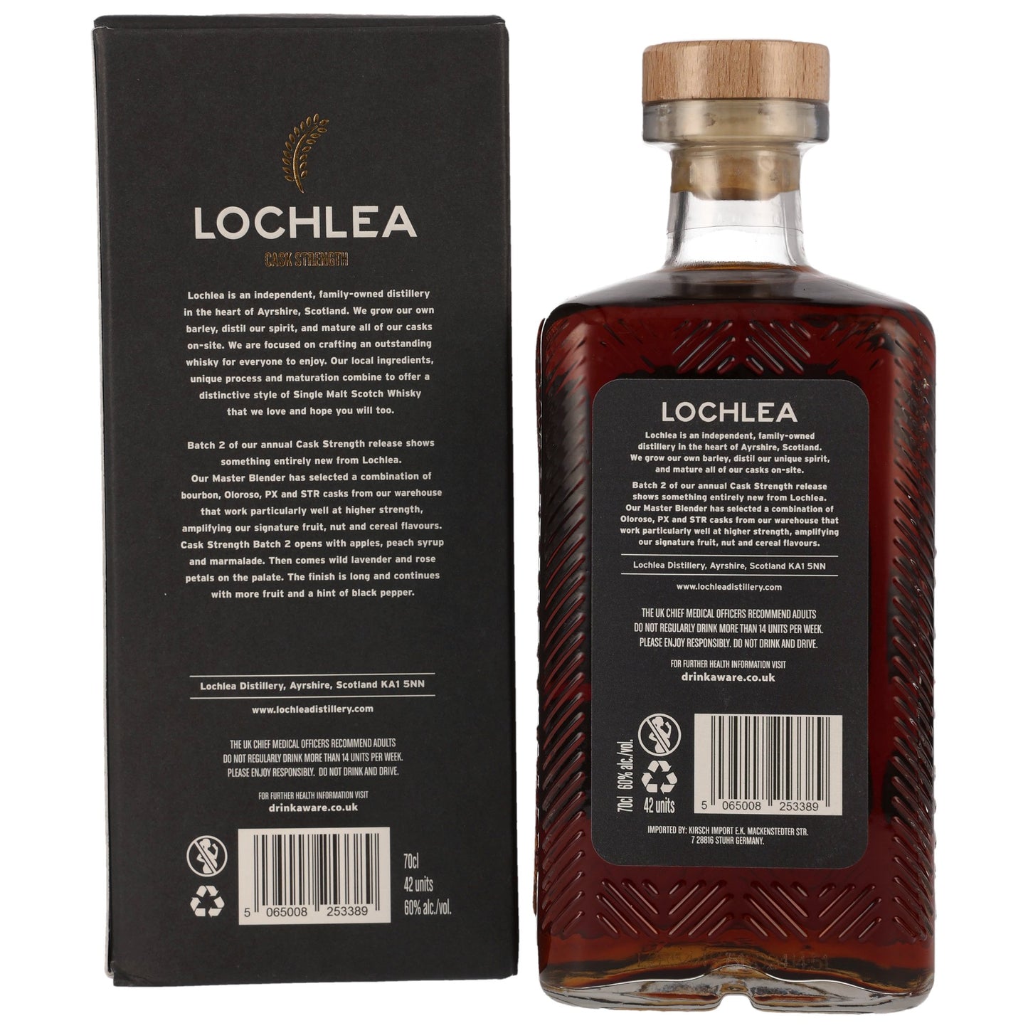 Lochlea Cask Strength Batch 2 60% 0.7l