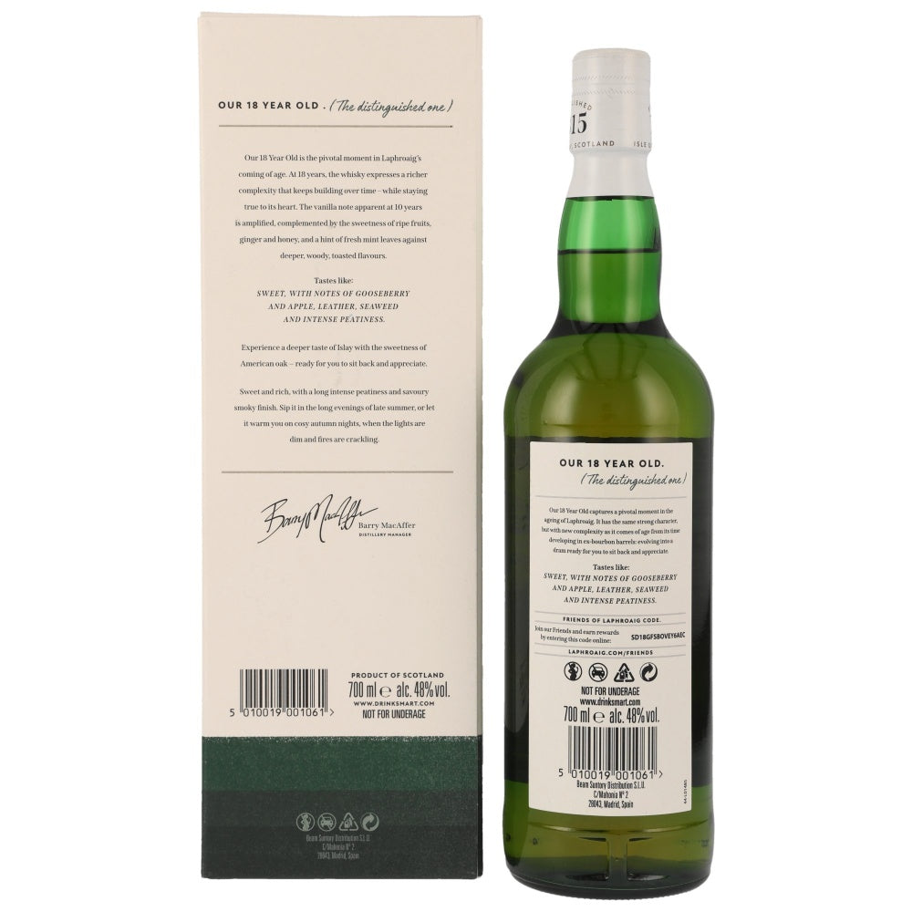 Laphroaig 18 years 48% 0,7l