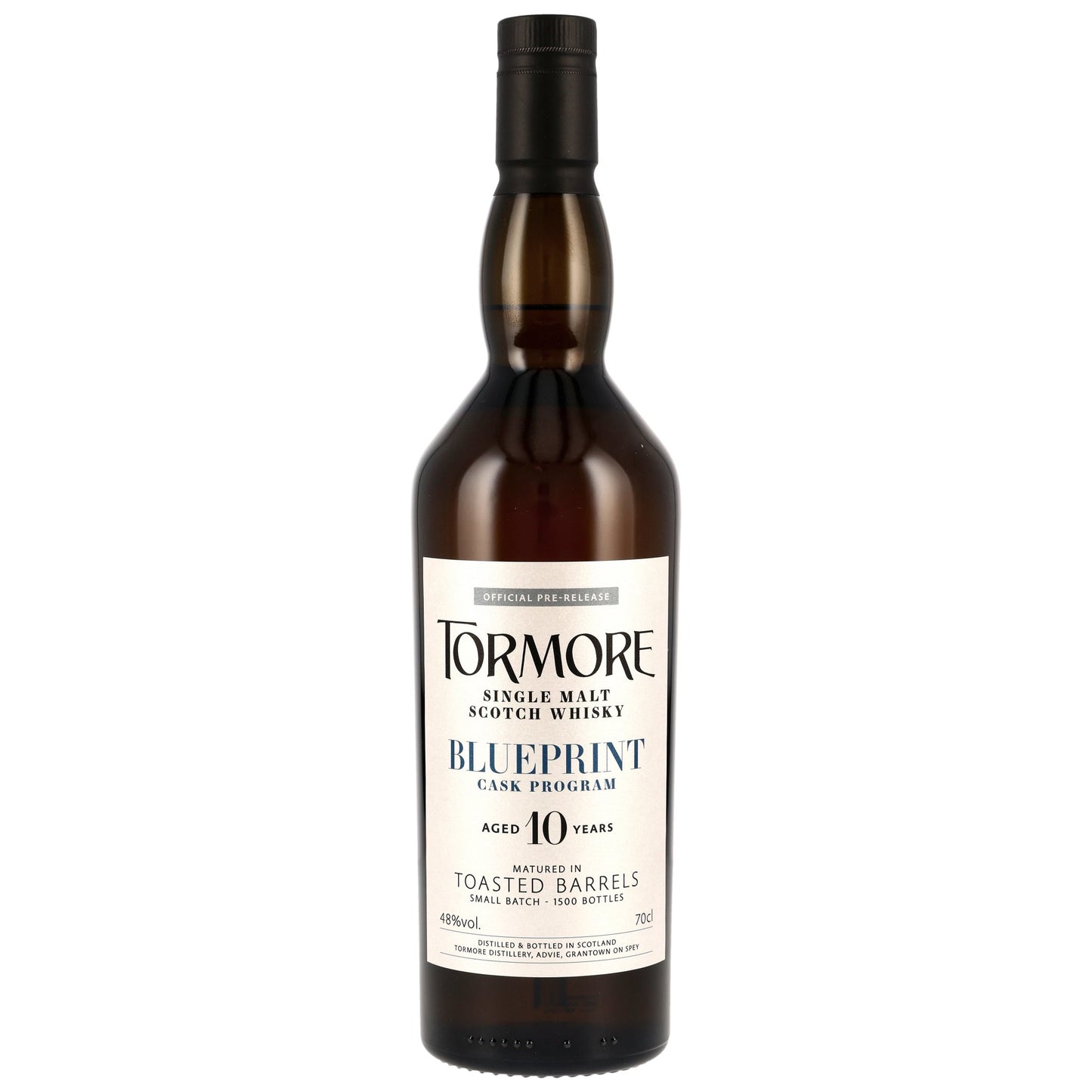 Tormore 10 Jahre Blueprint Toasted Barrel 48% 0,7l