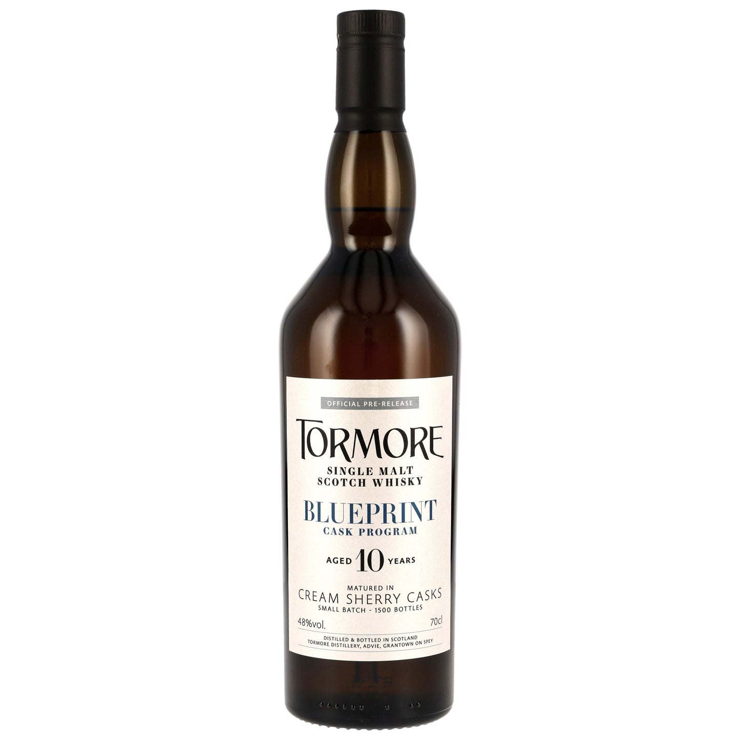 Tormore 10 Jahre Blueprint Cream Sherry Cask 48% 0,7l