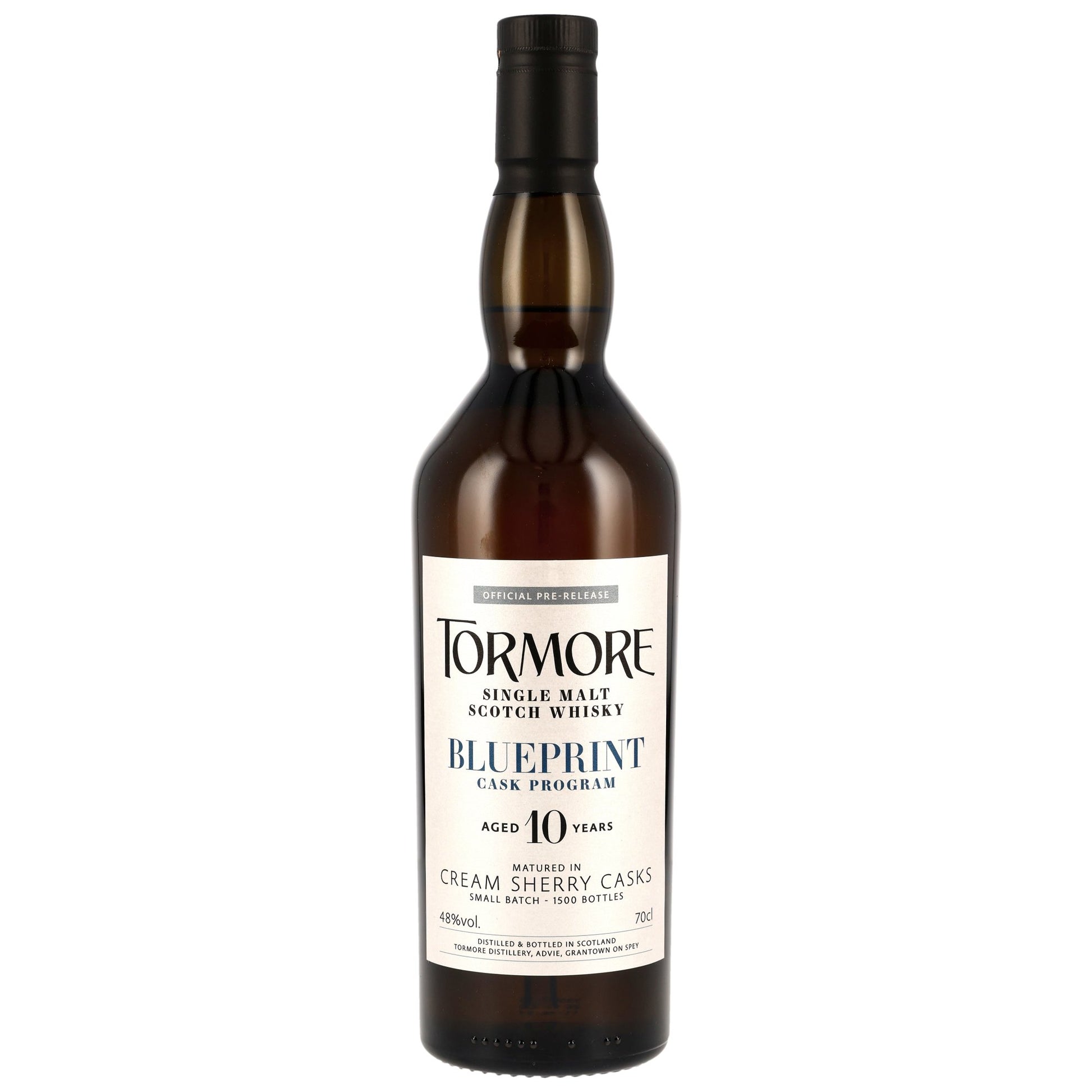 Tormore 10 Jahre Blueprint Cream Sherry Cask 48% 0,7l