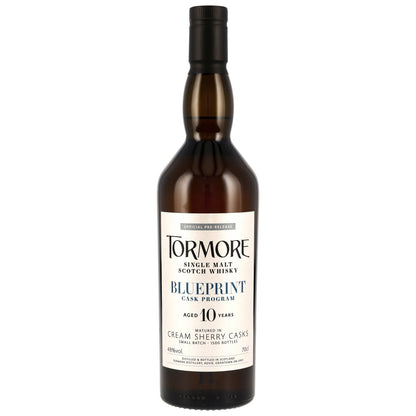 Tormore 10 Jahre Blueprint Cream Sherry Cask 48% 0,7l