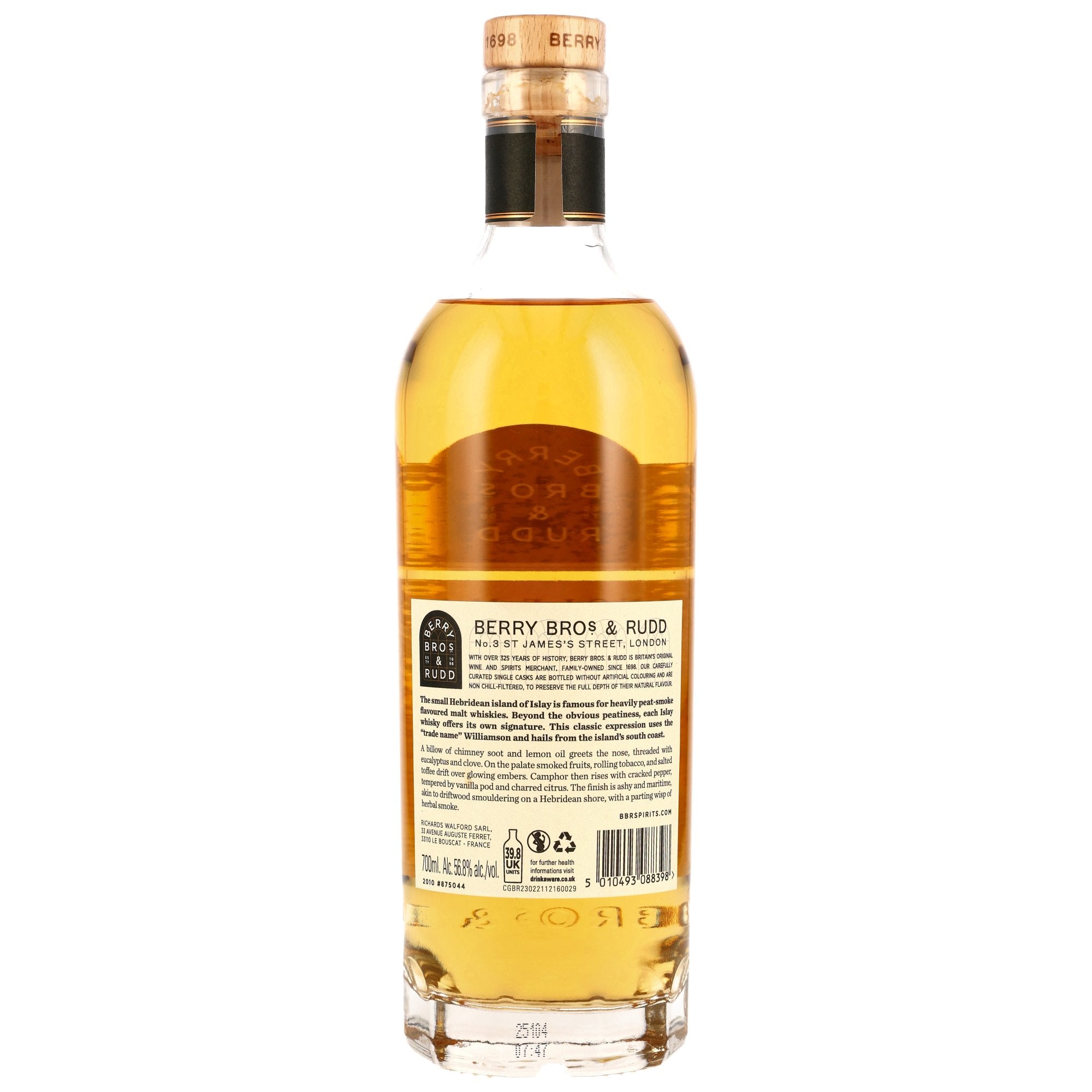 Williamson 2010/2025 Single Cask Berry Bros |Deliawhisky.de