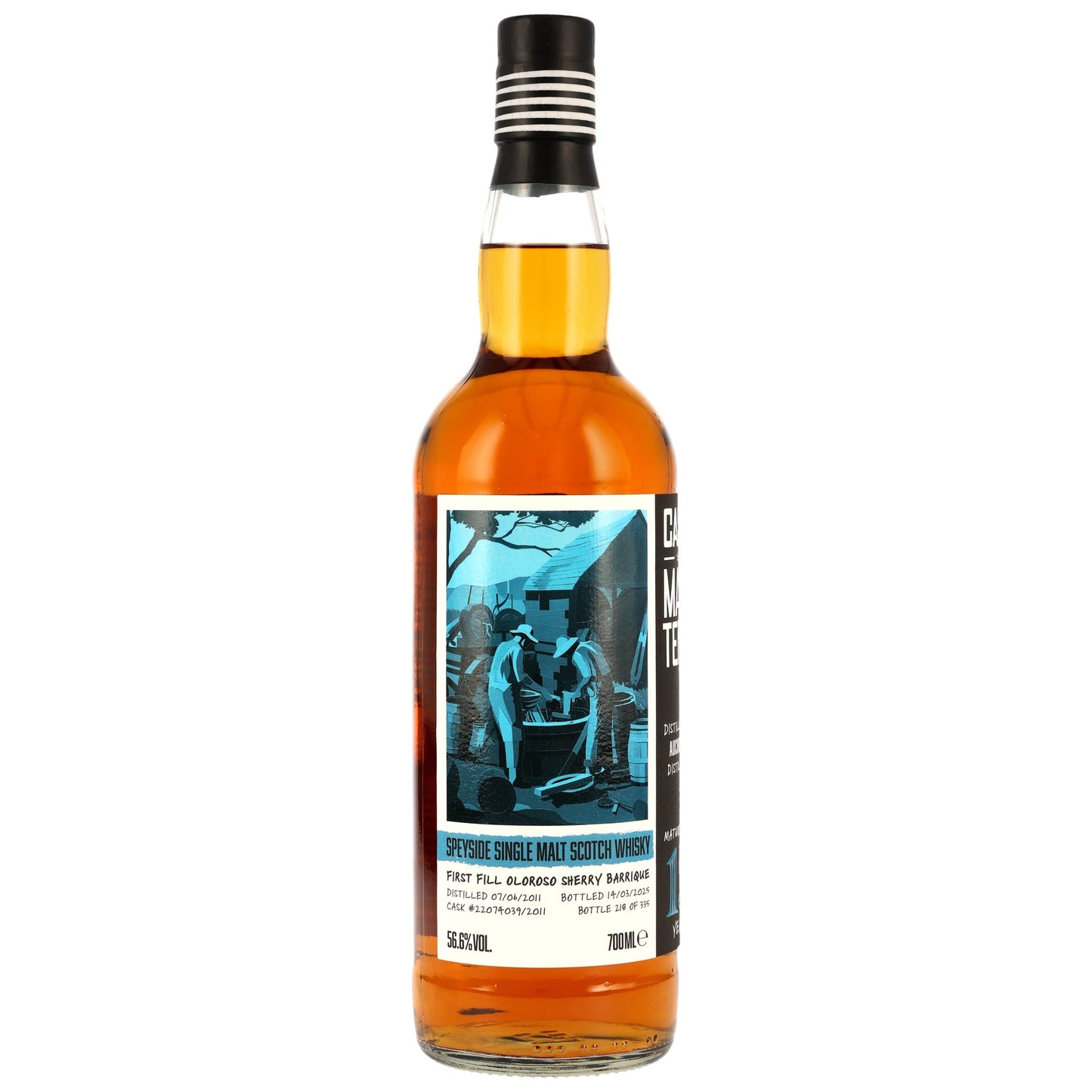 Auchroisk 13 Jahre 2011/2025 First Fill Oloroso Barrique Cask Masters 56,6% 0,7l