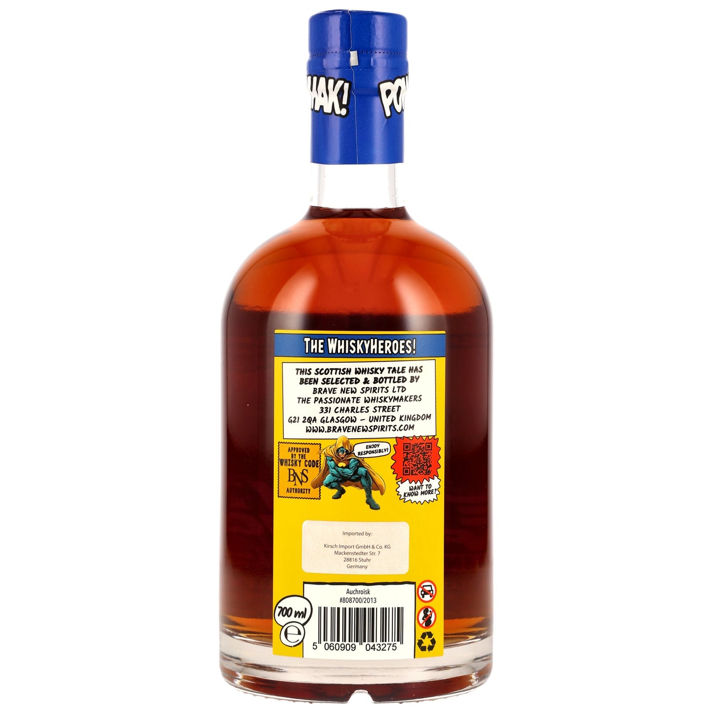 Auchroisk 12 Jahre Whisky Heroes The Might Of The Moor - Brave New Spirits 57,2% 0,7l