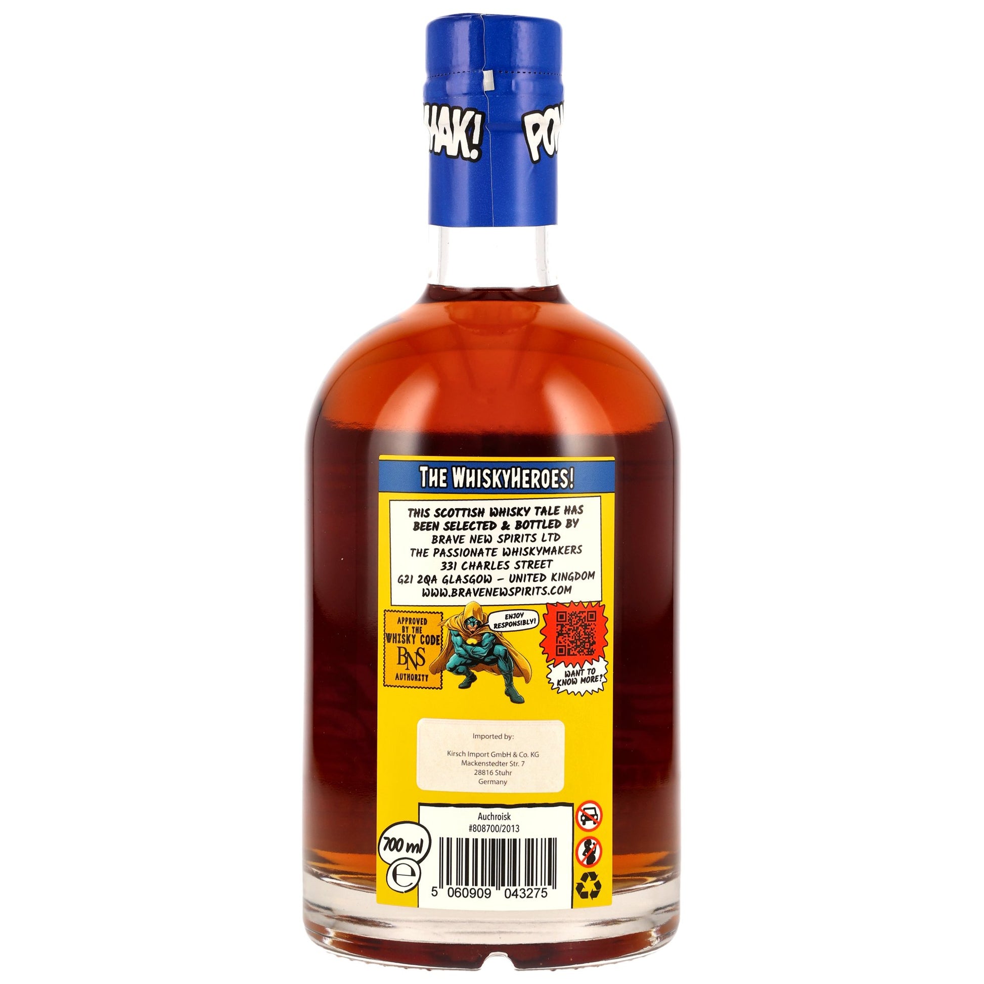 Auchroisk 12 Jahre Whisky Heroes The Might Of The Moor - Brave New Spirits 57,2% 0,7l