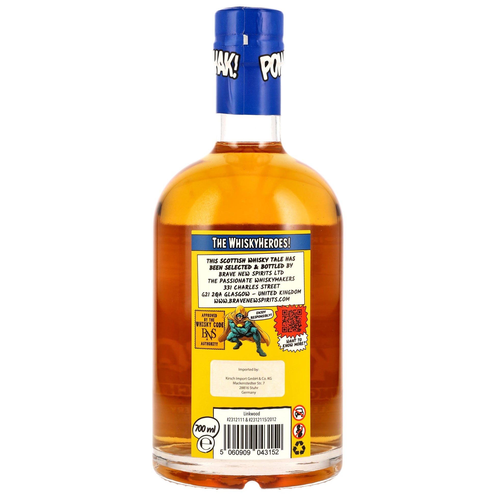 Linkwood 12 Jahre Whisky Heroes Back To the Roots - Brave New Spirits 56,7% 0,7l