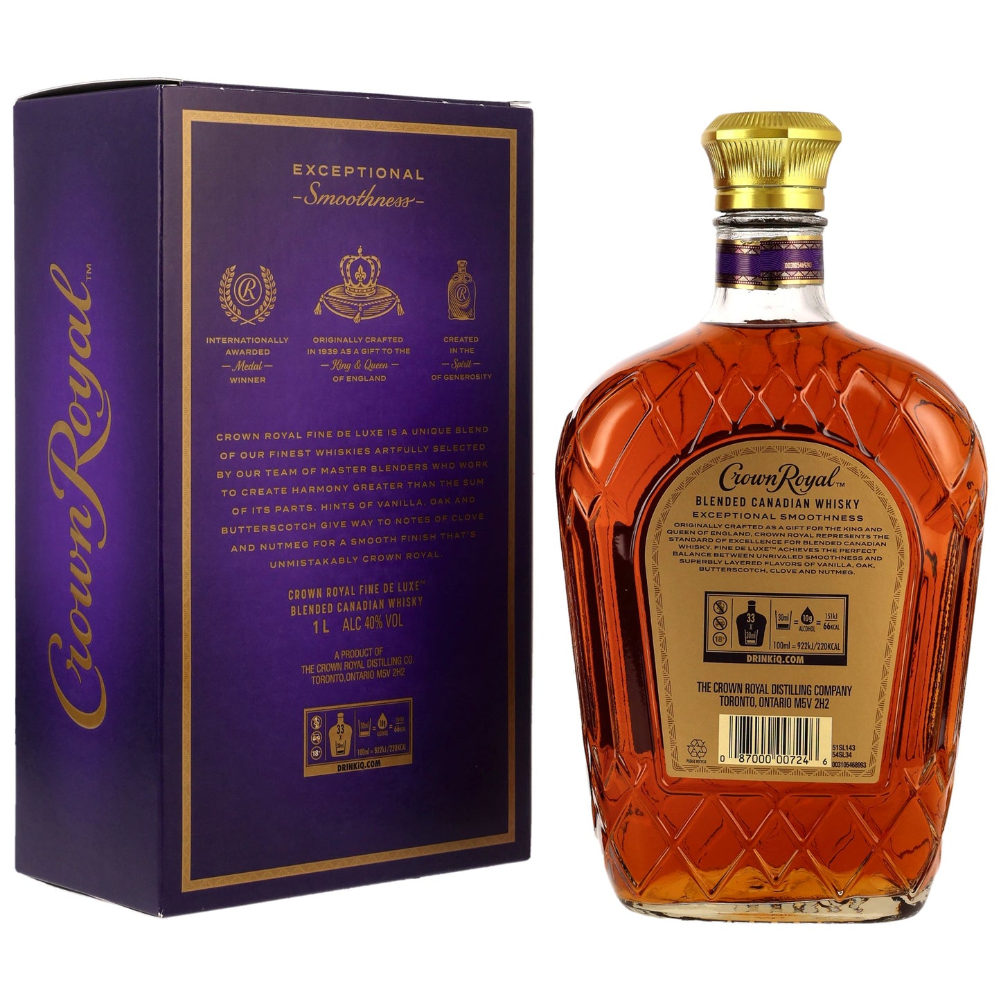 Crown Royal Fine De Luxe 40% 1,0l