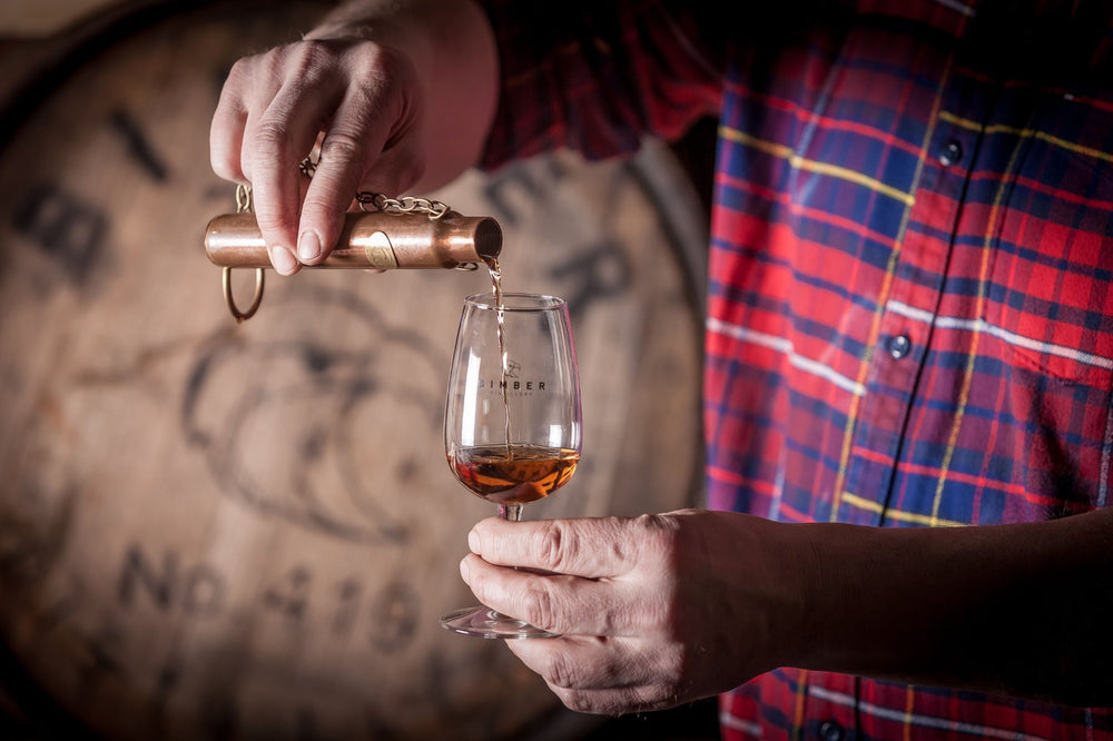 Bimber Whisky bei der Verkostung