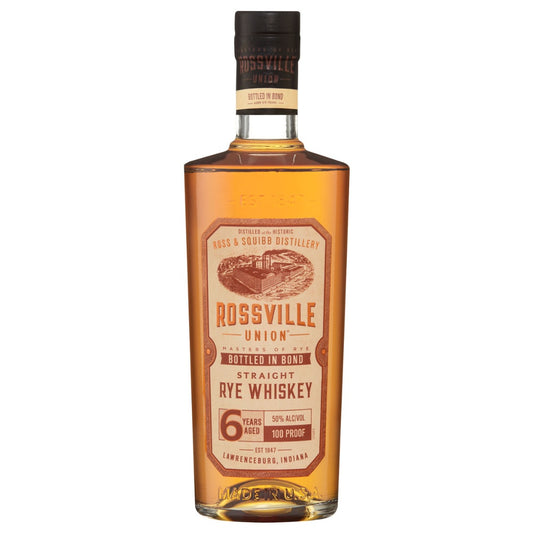 Rossville Union 6 ans en bouteille dans Bond Rye Whisky 50% 0,7l