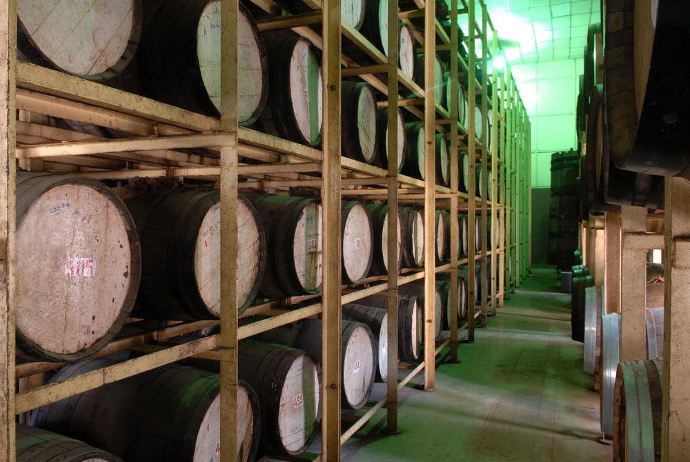 Amrut Brennerei Fasslager