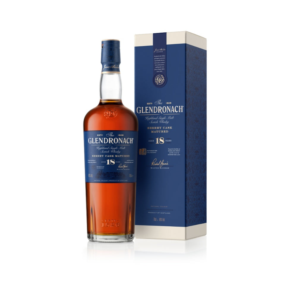 Glendronach 18 ans (nouveau design) 46% 0,7l