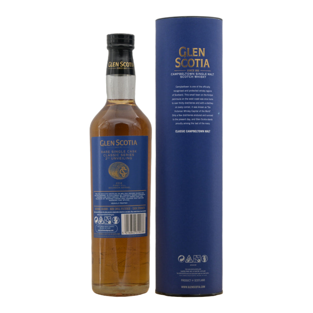 Glen Scotia Rare Single Cask Classic Series 2nd Unveiling 2014 Back