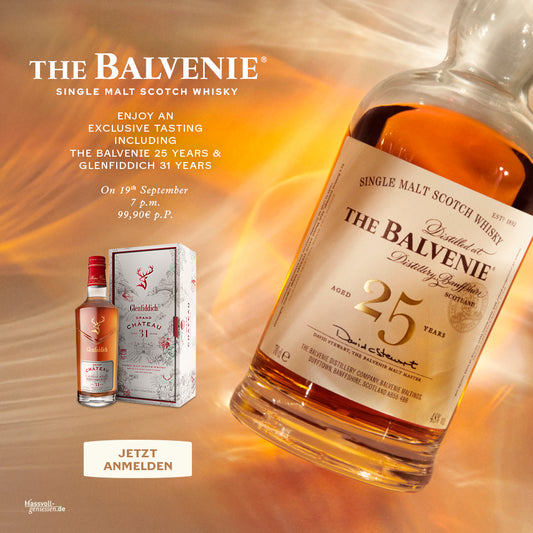 Balvenie und Glenfiddich Tasting mit Mike Labs - 8 Drams 19.9. um 19Uhr