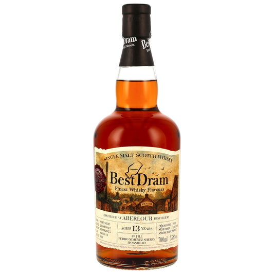 Aberlour 13 ans 2012/2025 Premier remplissage PX Hogshead n° 800611 Meilleur Dram 55,8 % 0,7 l
