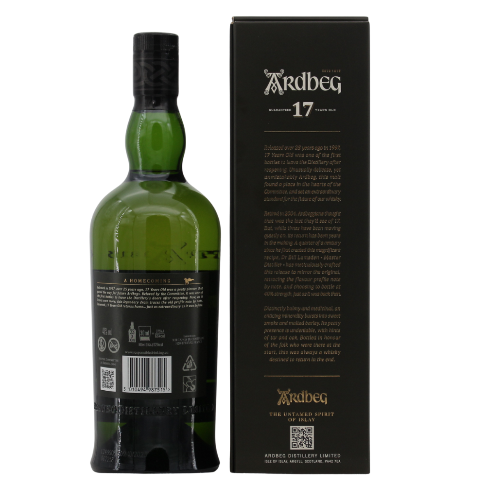 Ardbeg 17 Year Old Committee Exclusive 40% 0.7l | Deliawhisky.de Ardbeg 17 Year Old Committee Exclusive 40% 0.7l | Deliawhisky.de