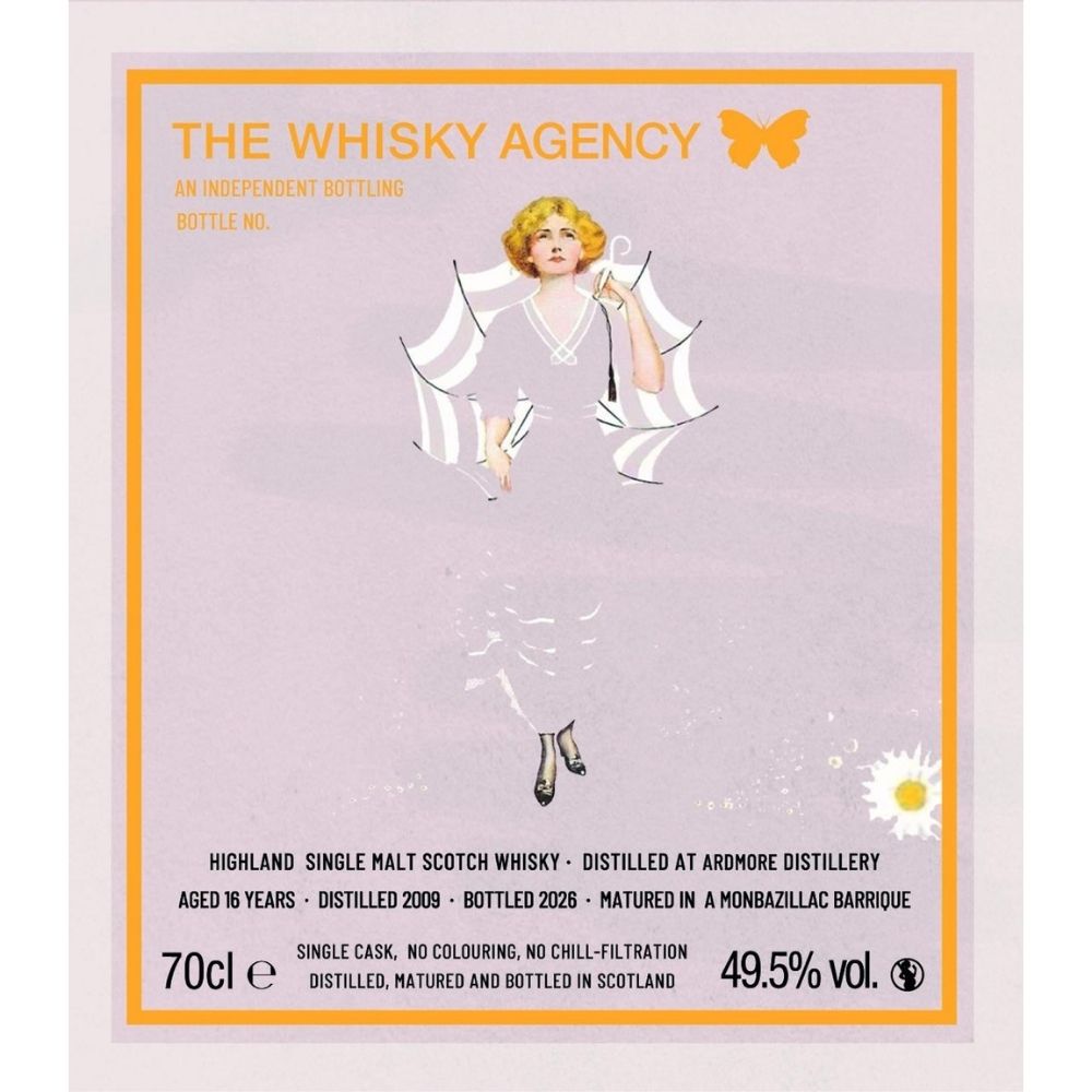 Ardmore 16 Jahre 2009/2026 The Whisky Agency 49,5% 0,7l