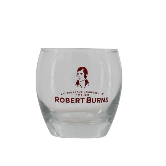 Arran Robert Bruns Glas mit Aufdruck