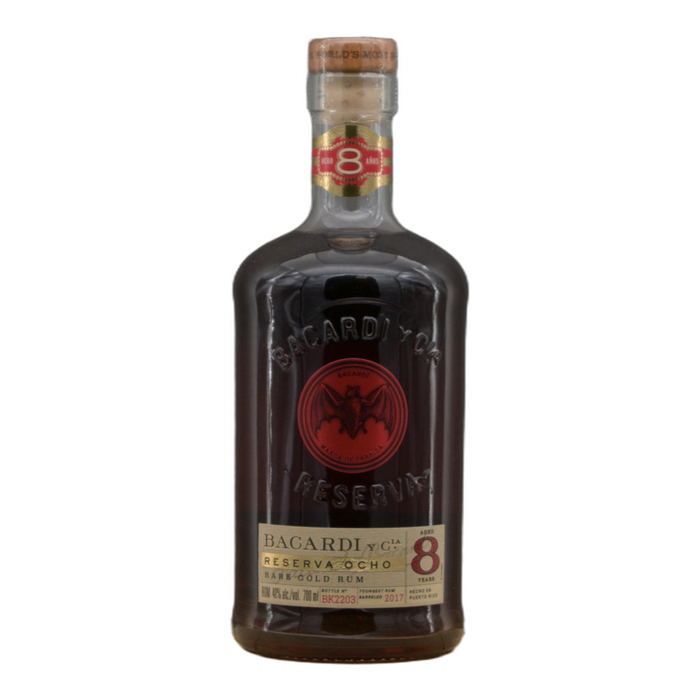 Bacardi Reserva Ocho  8 Jahre Front